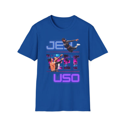 Jey Uso "YEET" Splash T-Shirt - High-Flying WWE Action Tee