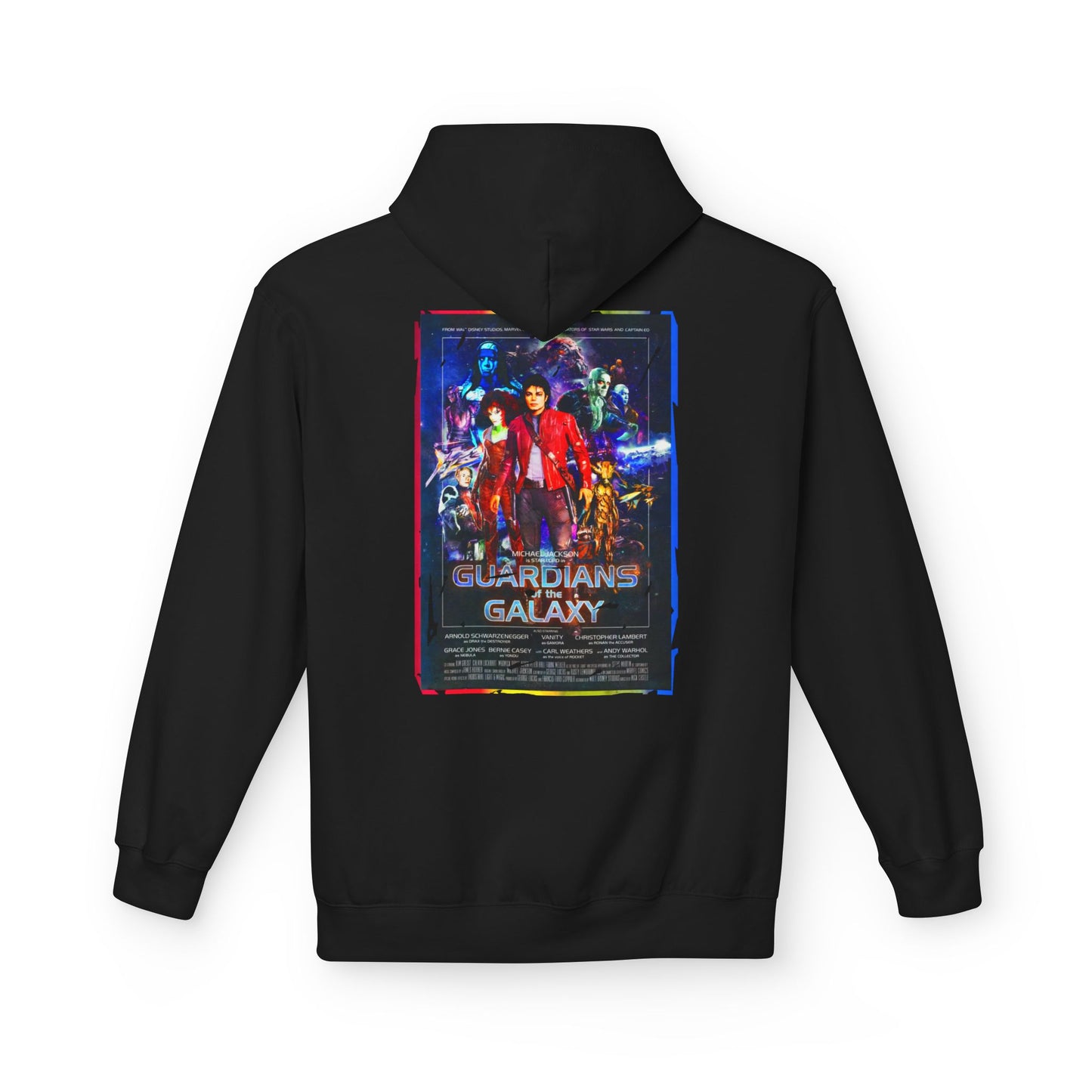 1980s Pop Idols as The Guardians of the Galaxy Unisex Fleece Hoodie - Soft and Stylish Sweatshirt for Movie Fans, Music Fans, 80s