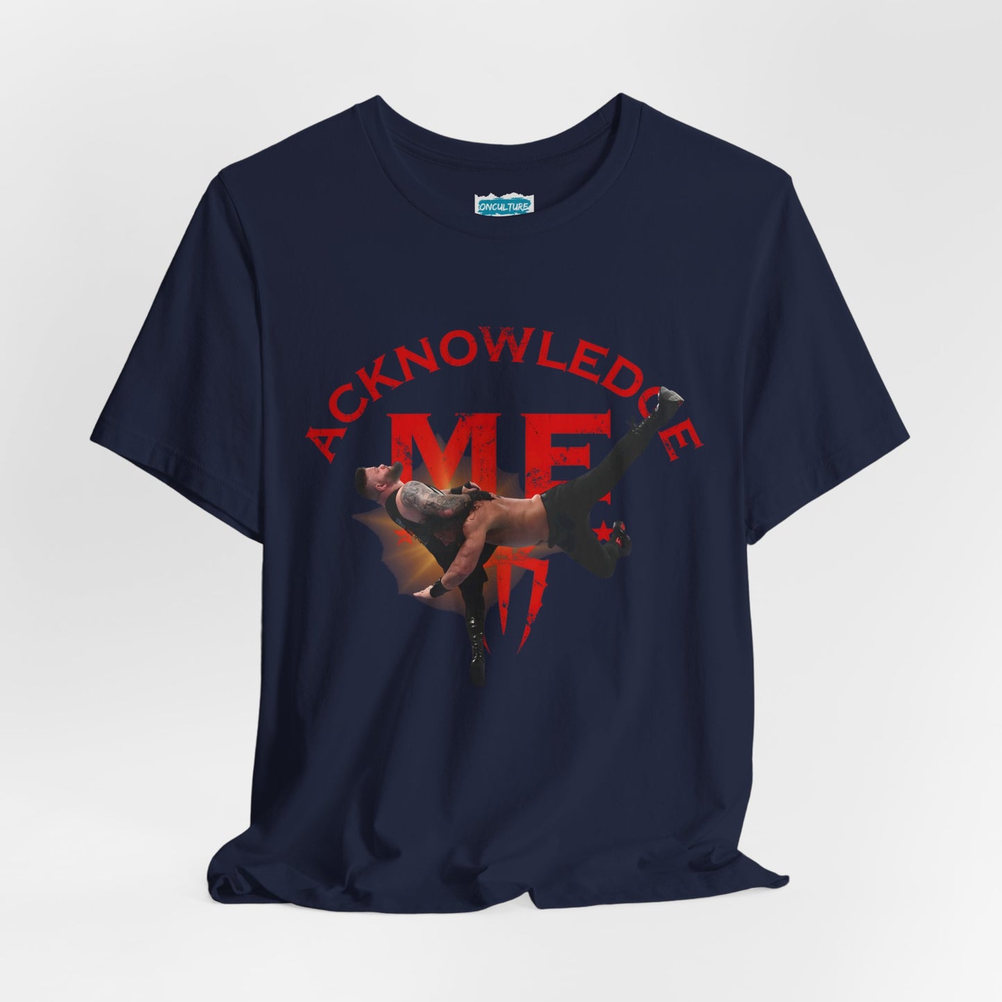 Acknowledge Me Pro Wrestling Fan Tee - Tribal Spear T-Shirt