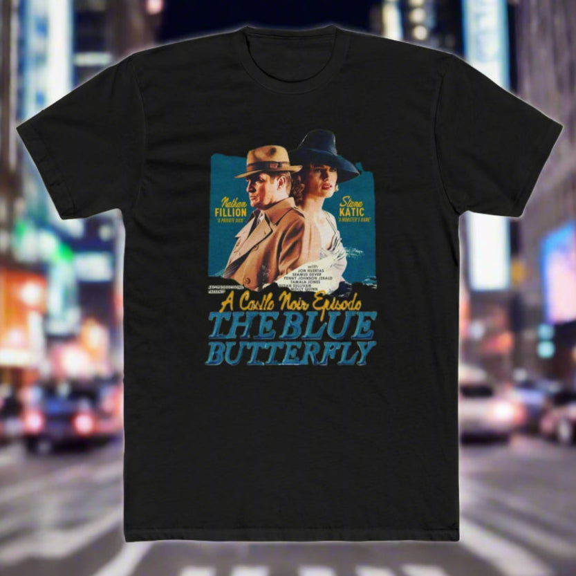 The Blue Butterfly Flys at Midnight T-Shirt