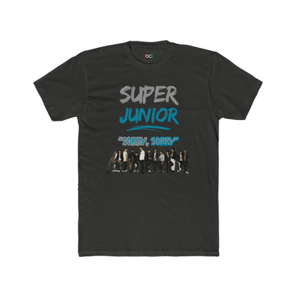 Super Junior K-Pop Tribute Tee | 'Sorry, Sorry' Paint Splatter Logo Shirt