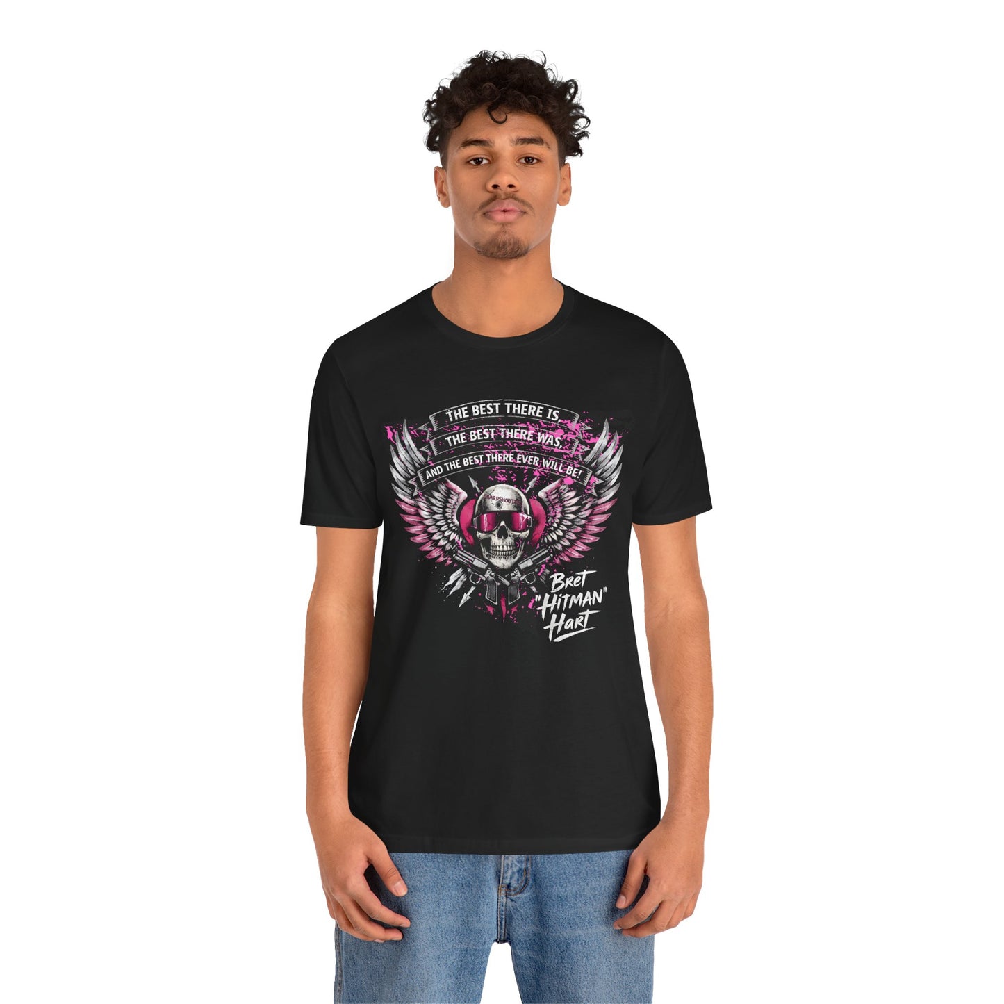 Legendary Skull & Wings Tee – Pro Wrestling Legend Tribute T-Shirt