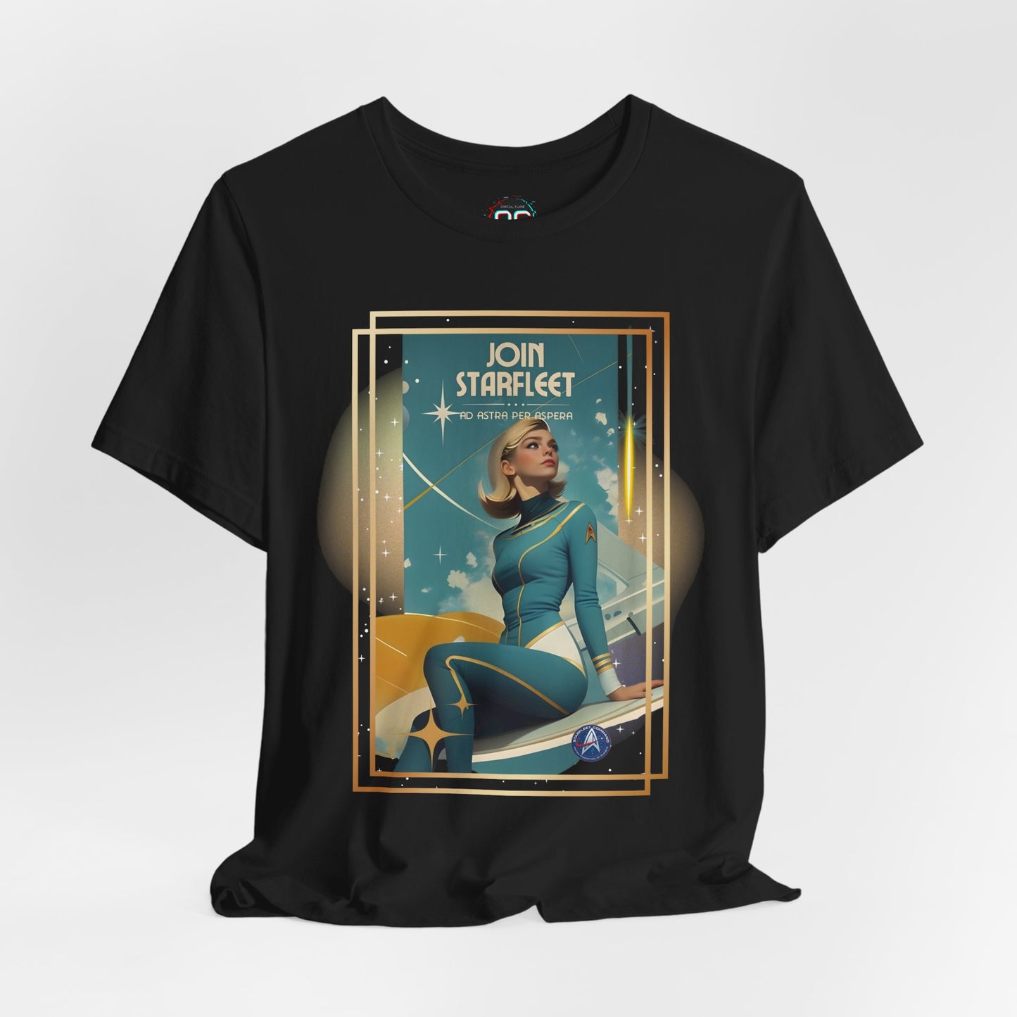 Space Fleet Recruitment Poster Tee | Tetro Trek Nerds T-Shirt
