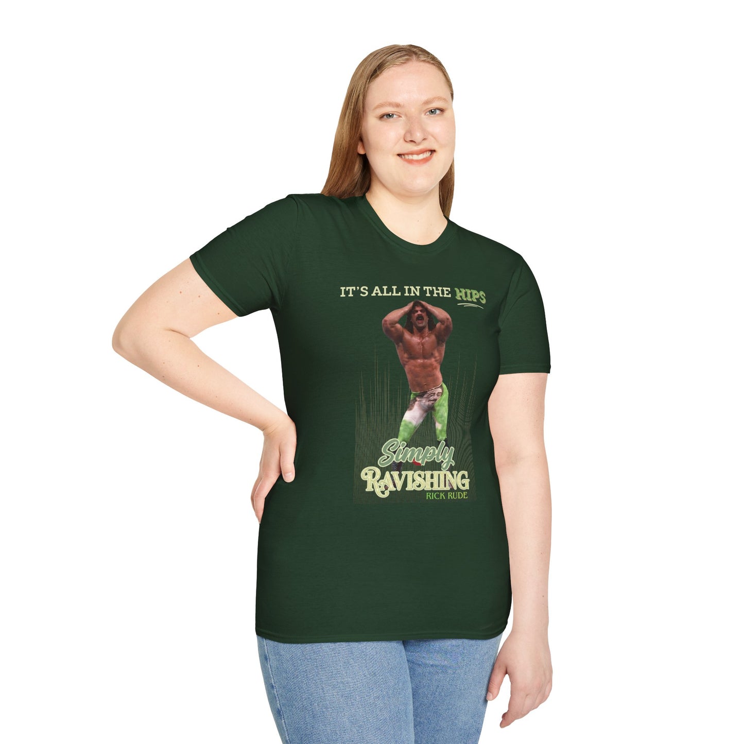 Throwback Rick Rude Tee, Simply Ravishing WWF Retro Wrestling Shirt by OnCulture
