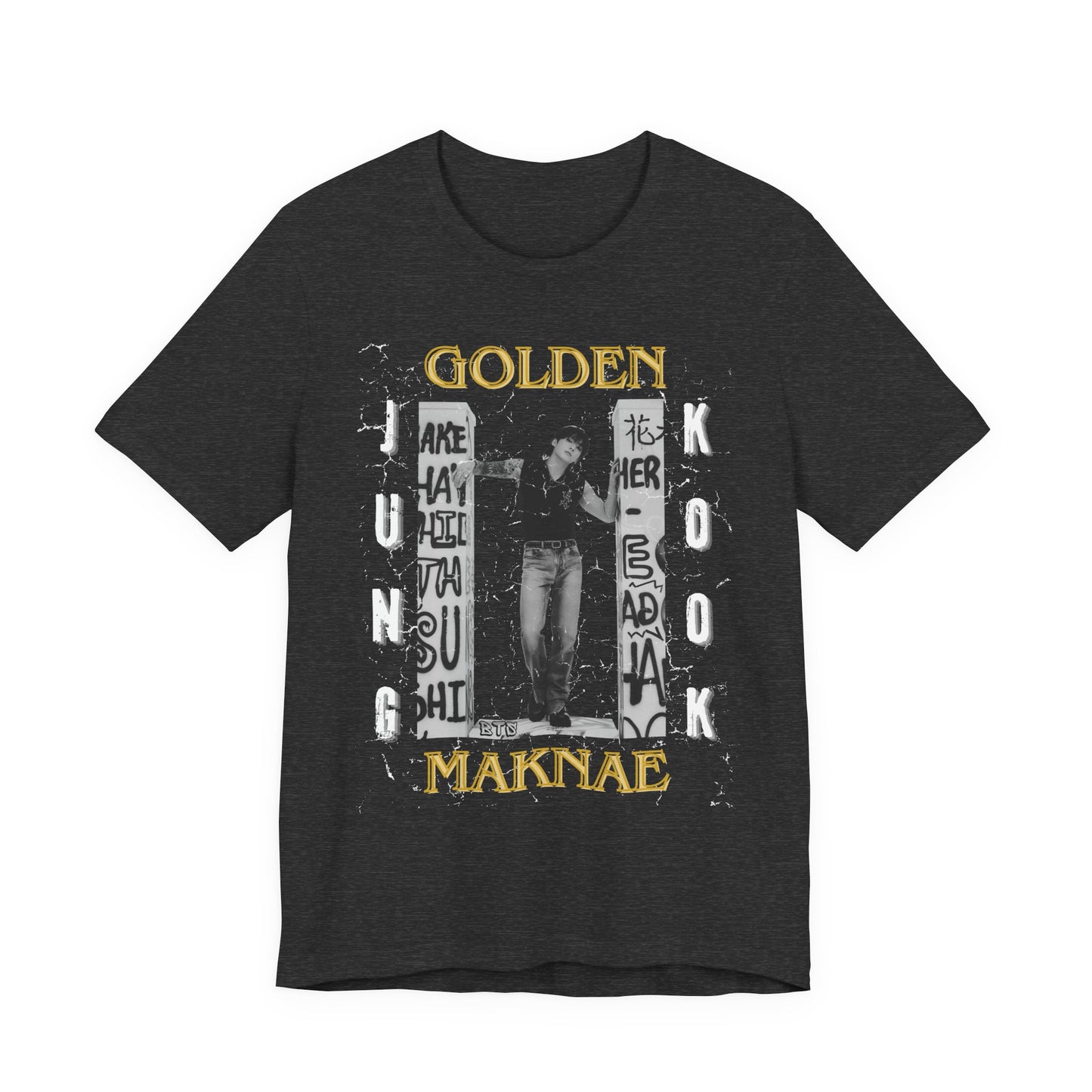 JK The Golden Youth Tee | Vintage Style KPop Fan T-Shirt