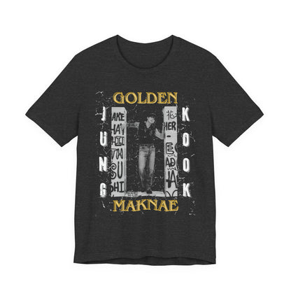 JK The Golden Youth Tee | Vintage Style KPop Fan T-Shirt