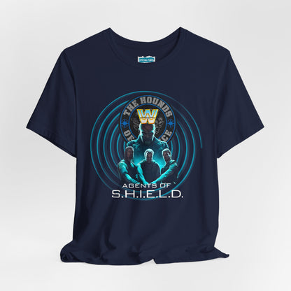 Agents of SHIELD Tee – WWE x Marvel Wrestling Mash-Up Shirt