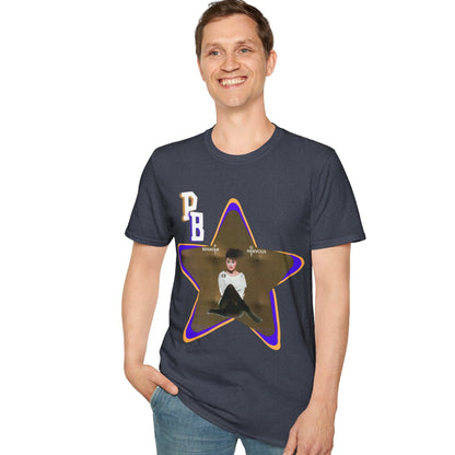 Pat Benatar "Get Nervous" Homage T-Shirt – Retro Rock Tee with Gold Star Design