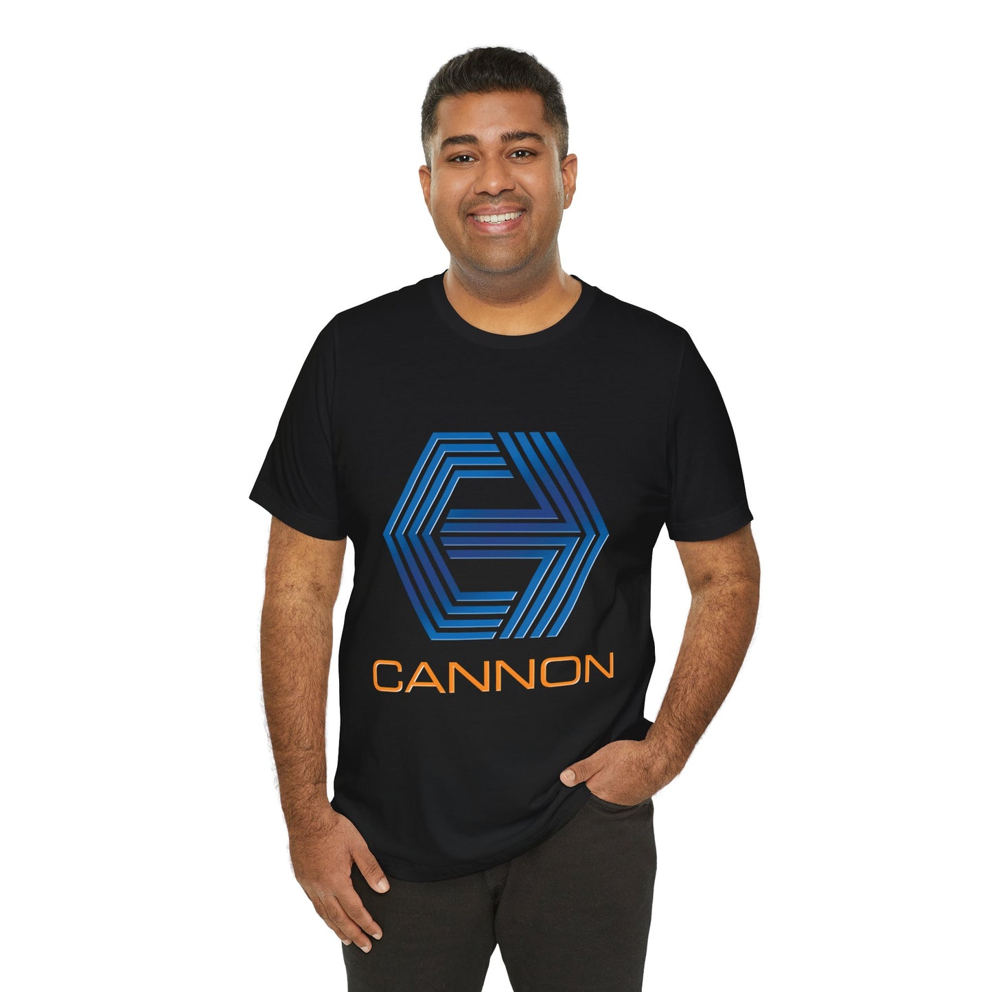Cannon Logo Tee – 80s Action Cinema Tribute Shirt