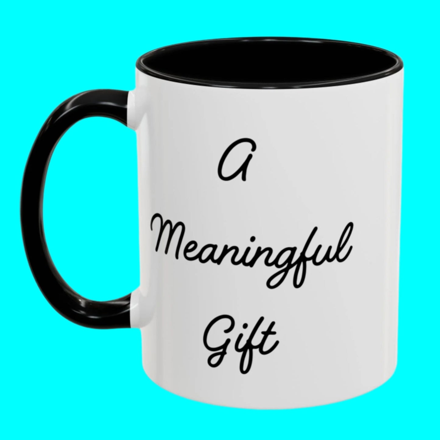 A Meaningful Gift Mug, For Those That Care, But Not That Much - In White