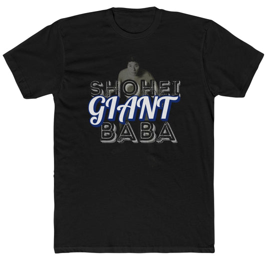 Shohei Giant Baba Retro T-Shirt – Celebrate the Legacy of an All Japan Pro Wrestling Icon!