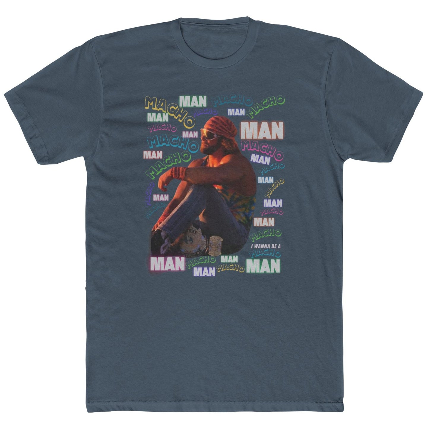Sad Champ Macho Man Randy Savage 80s Retro T-Shirt