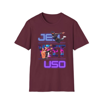 Jey Uso "YEET" Splash T-Shirt - High-Flying WWE Action Tee