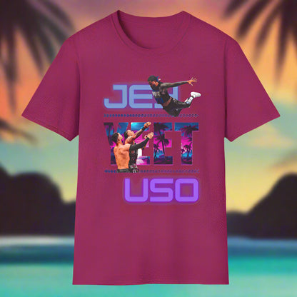 Jey Uso "YEET" Splash T-Shirt - High-Flying WWE Action Tee