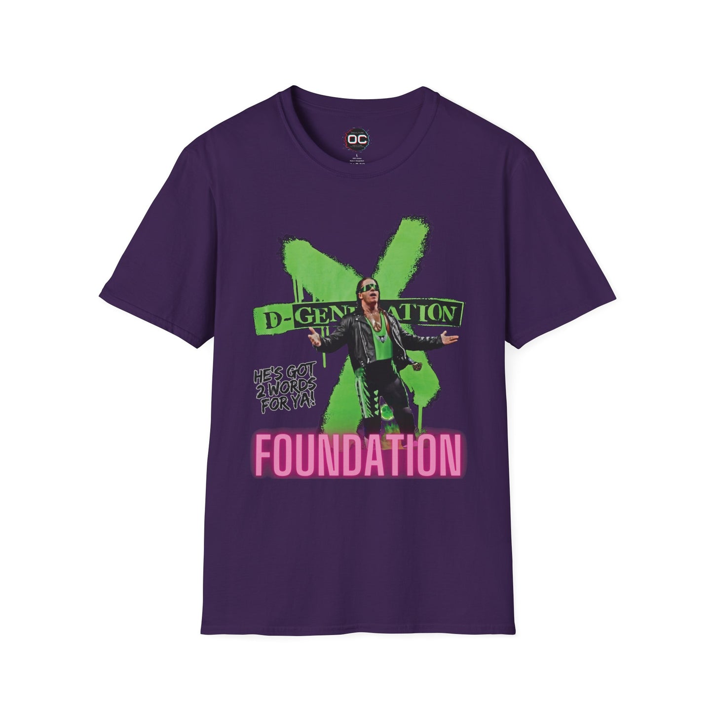 WWE Bret Hart D-generation X Unisex Softstyle T-Shirt, Wrestling Tee, Wrestling Fan Gift, Wrestling Shirt, Wrestling Apparel