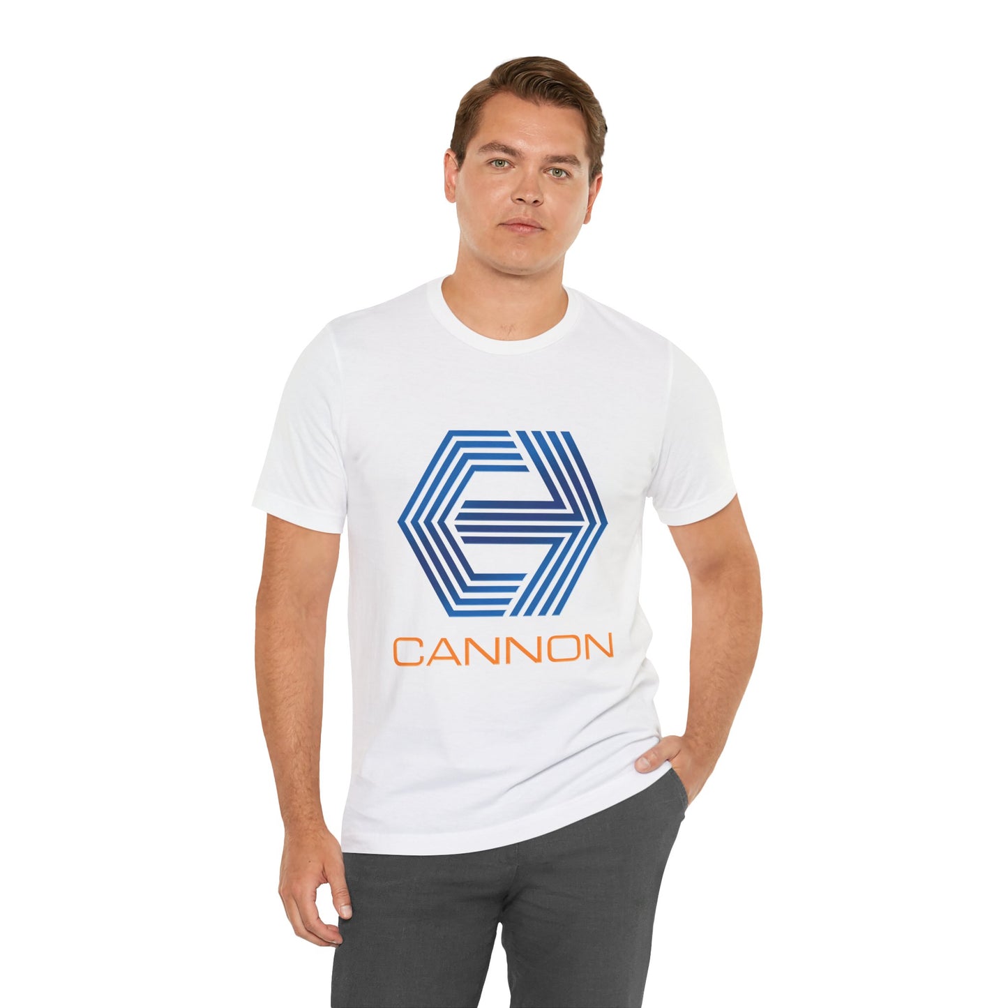 Cannon Logo Tee – 80s Action Cinema Tribute Shirt