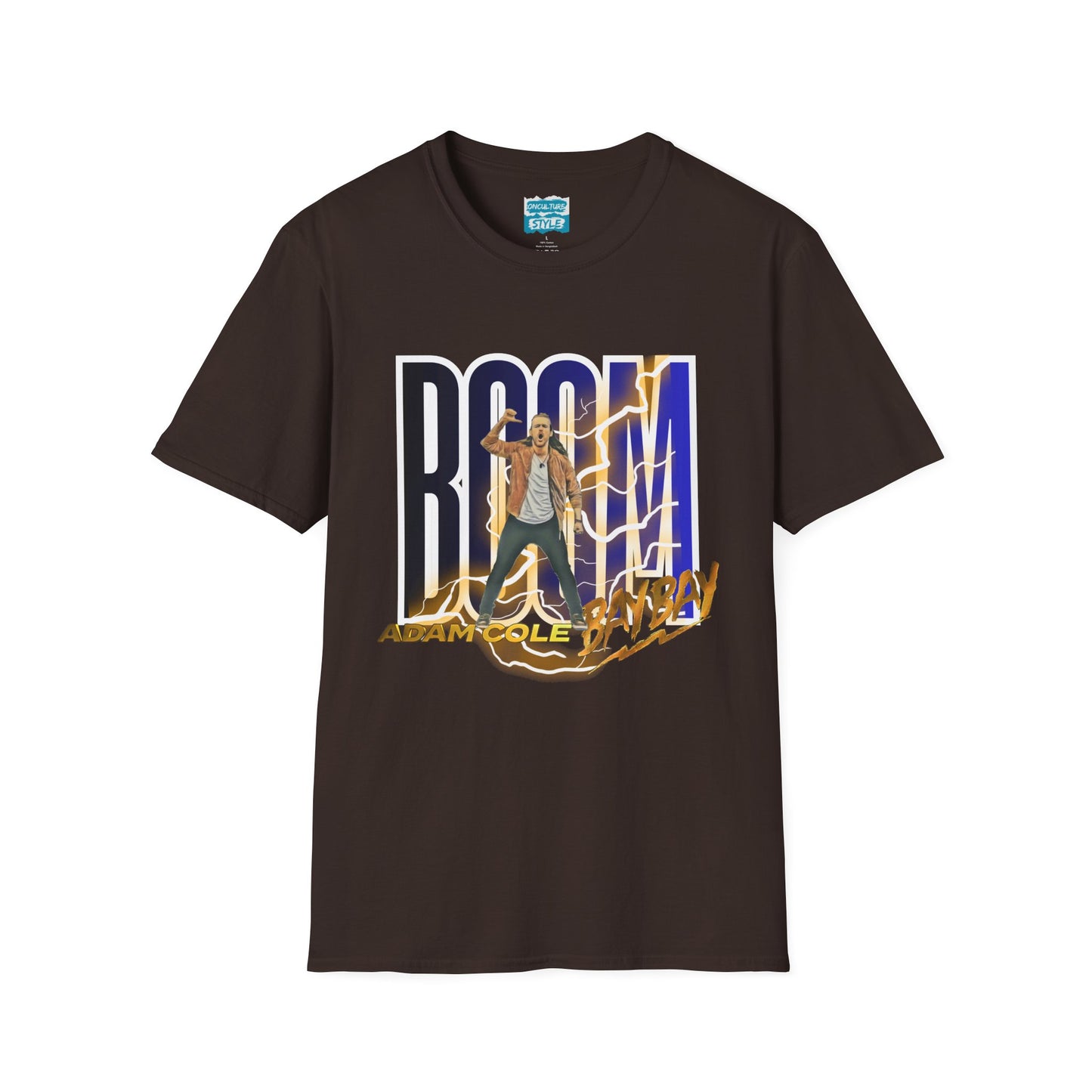 Adam Cole “BOOM” Tribute T-Shirt – Bay Bay Edition - AEW Wrestling Tee, Pro Wrestling Merch