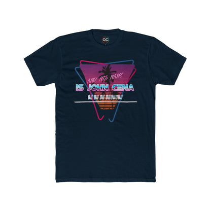 John Cena Meme T-Shirt - Retro 80s 'And His Name Is' Design | An IWC Inspired Funny Wrestling Tee