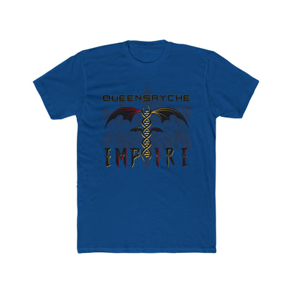 Queensrÿche Empire T-Shirt - 80s Power Metal Band Logo with DNA & Bat Wings - Band Merch for Fans