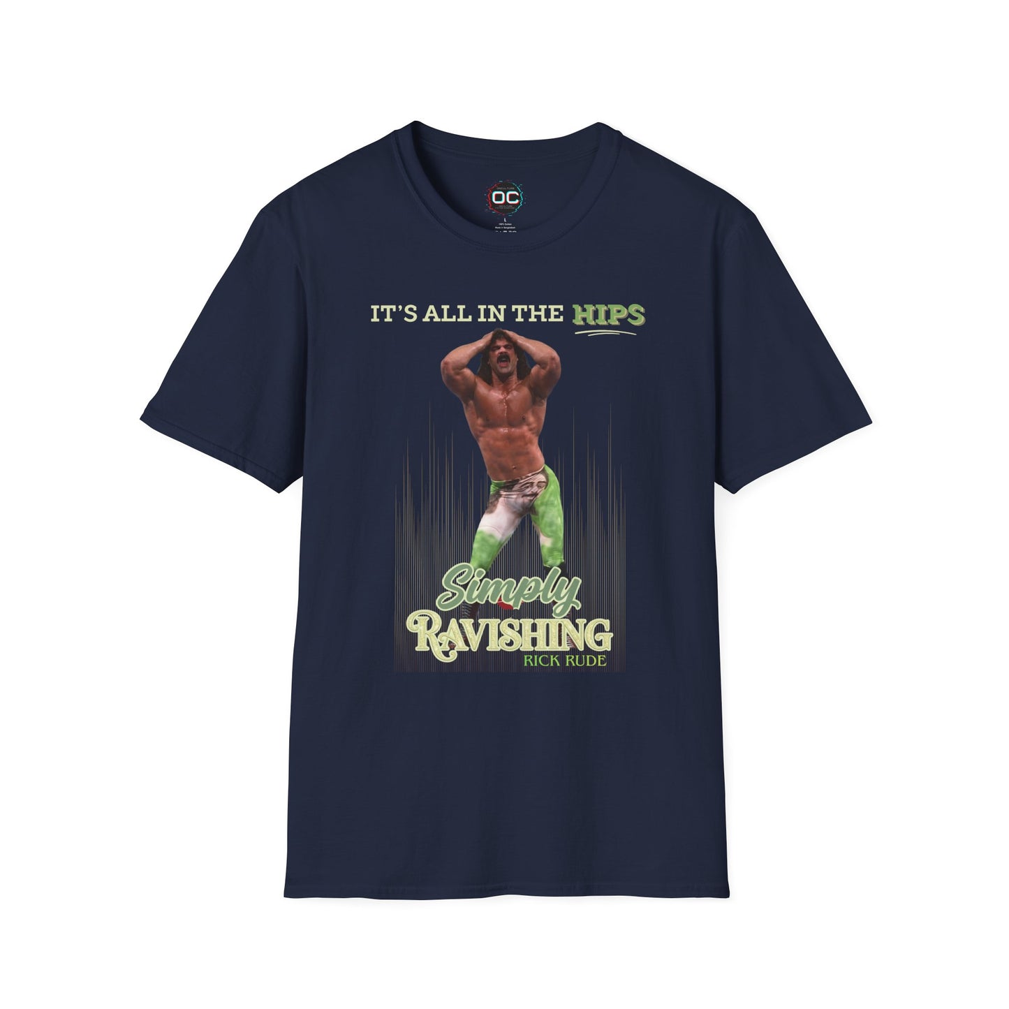 Throwback Rick Rude Tee, Simply Ravishing WWF Retro Wrestling Shirt by OnCulture
