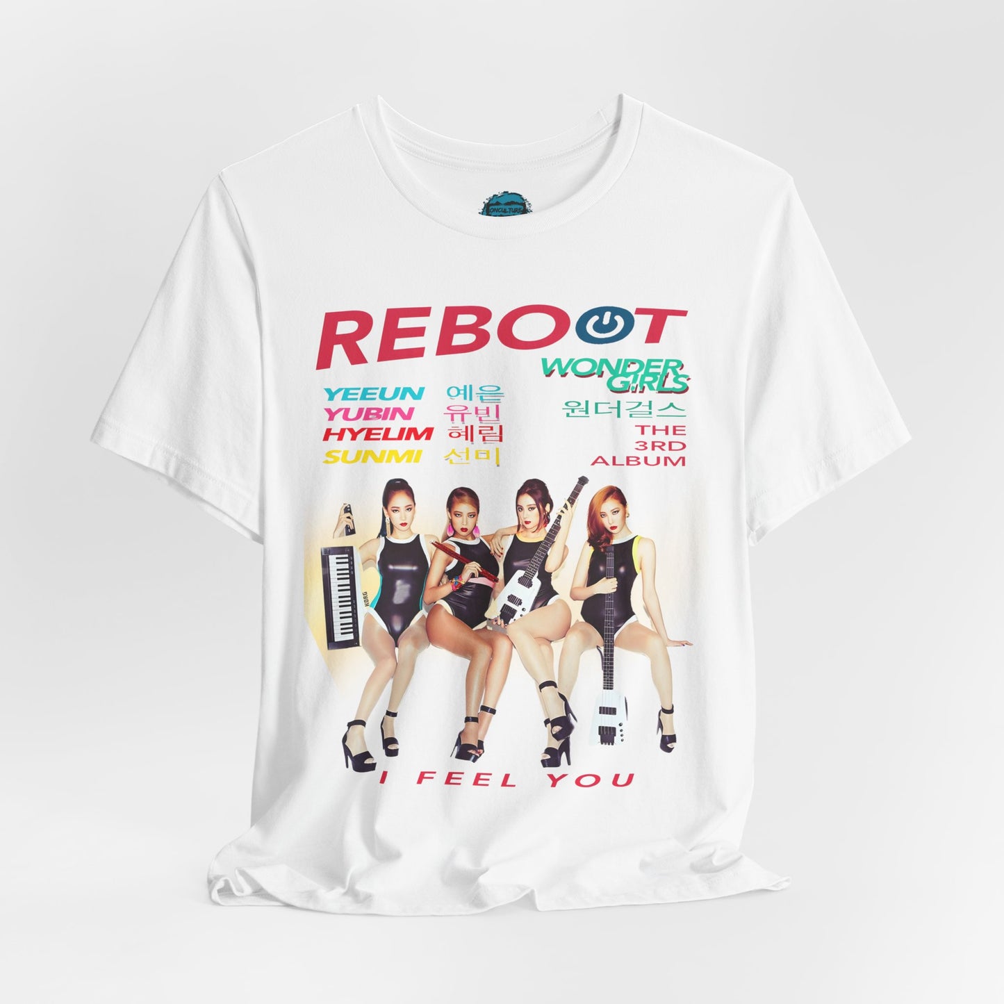 Girls of Wonder “Reboot” Comeback Tee | Legendary Retro KPop Girl Group Tribute T-Shirt