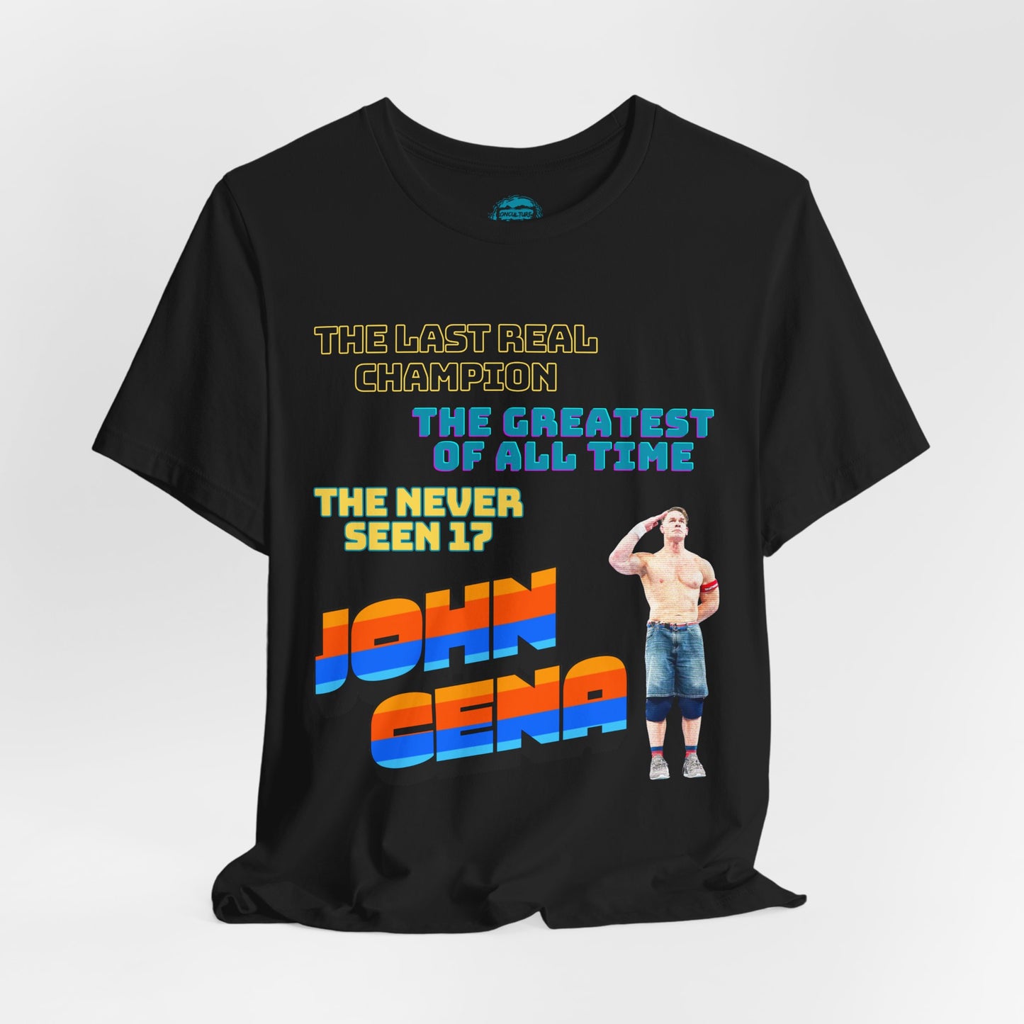 John Cena Tribute T-Shirt – “The Never Seen 17” Legacy Edition— 'The Last Real Champion and The Greatest of All Time'