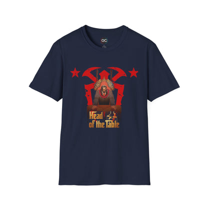 Head of the Table T-Shirt – Animated Roman Reigns in Suit | Bloodline Tribute Tee