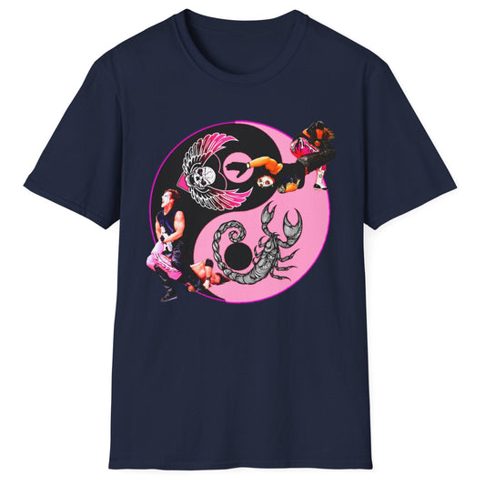 Sharpshooter vs Scorpion Deathlock TShirt - Bret Hart vs Sting