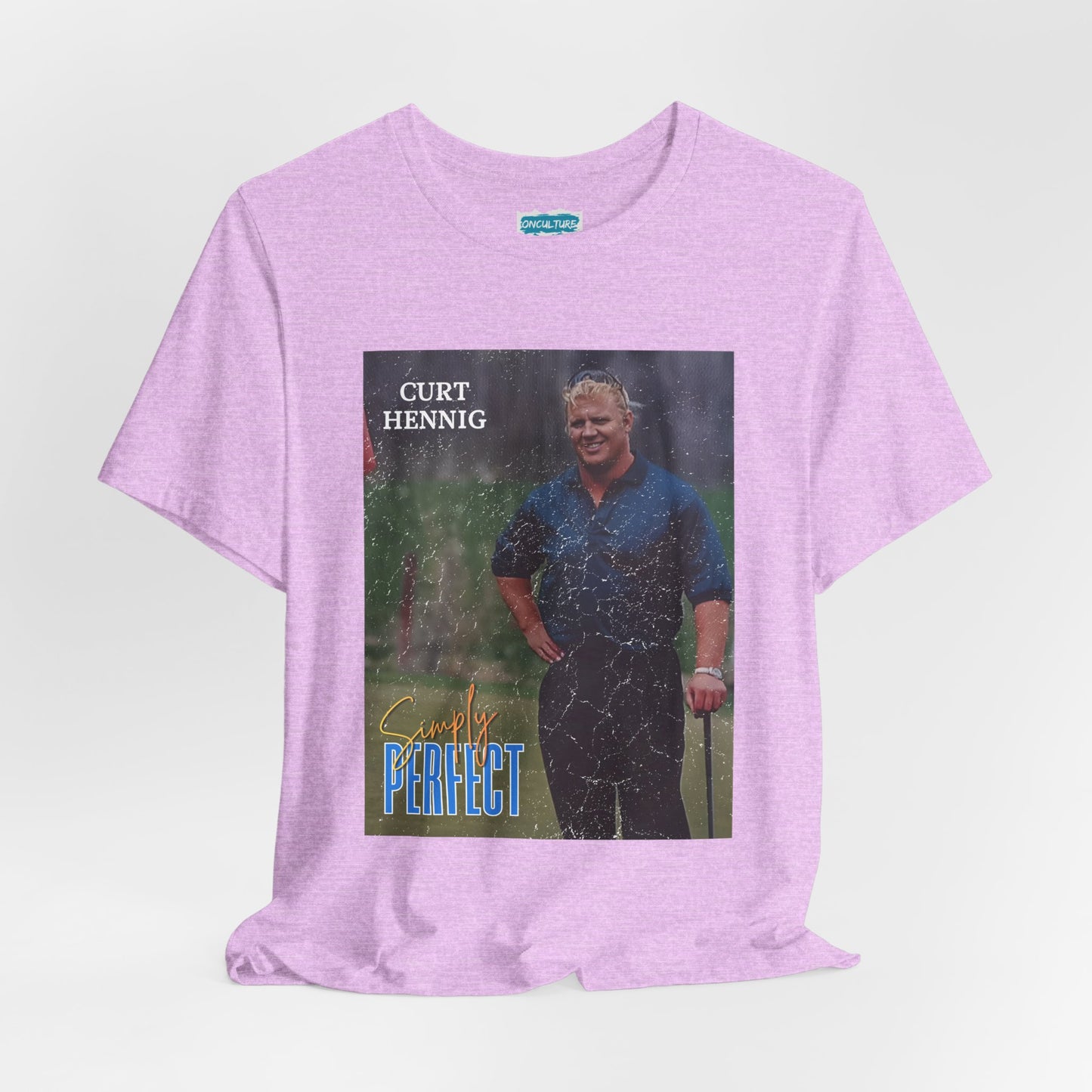 “Simply Perfect” – Vintage Style Mr. Perfect 90s Golf Vignette Tribute Tee