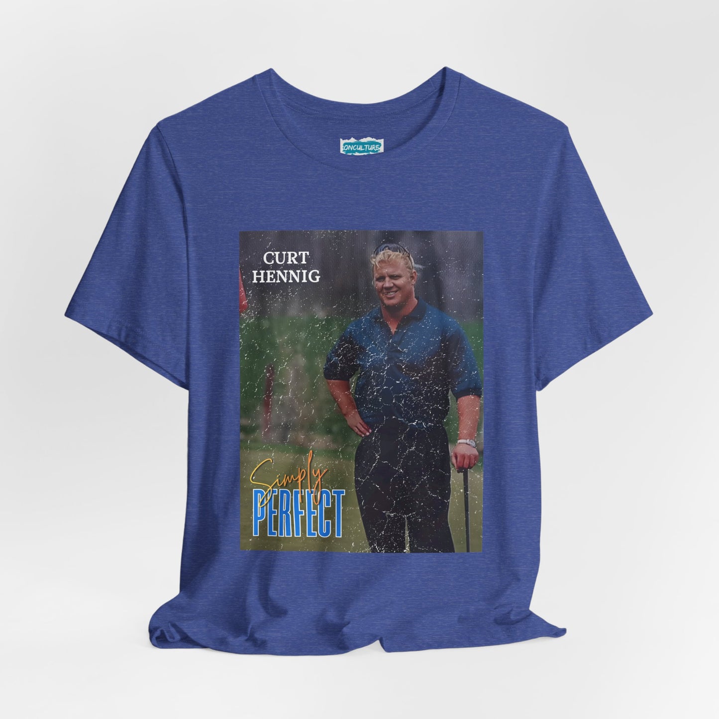 “Simply Perfect” – Vintage Style Mr. Perfect 90s Golf Vignette Tribute Tee