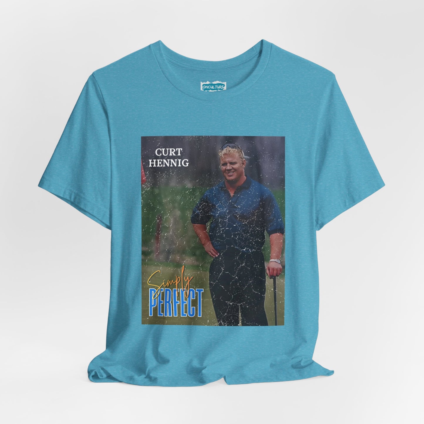 “Simply Perfect” – Vintage Style Mr. Perfect 90s Golf Vignette Tribute Tee
