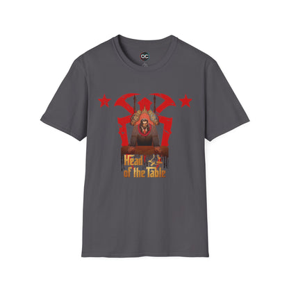 Head of the Table T-Shirt – Animated Roman Reigns in Suit | Bloodline Tribute Tee