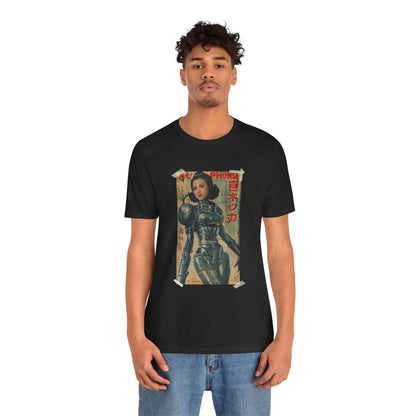 Asian Cyberpunk Poster Tee | Japanese Streetwear Anime Sci-Fi T-Shirt