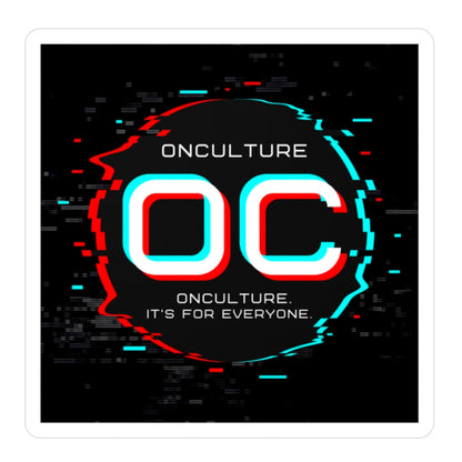 OnCulture Store Branded Vinyl Decals - Vibrant Custom Stickers for Everyone