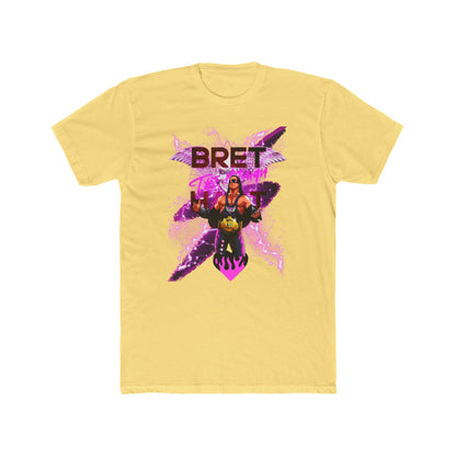 Bret "Hitman" Hart Wrestling T-Shirt - Pink & Black Cartoon Glory!