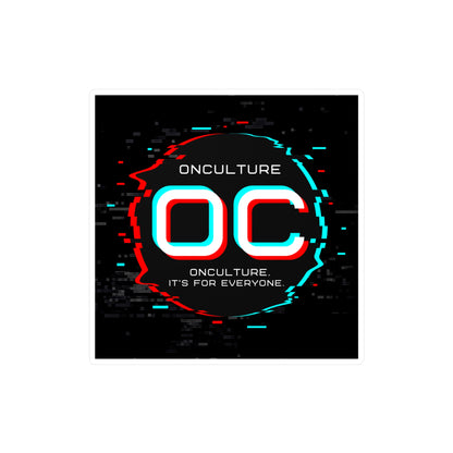 OnCulture Store Branded Vinyl Decals - Vibrant Custom Stickers for Everyone