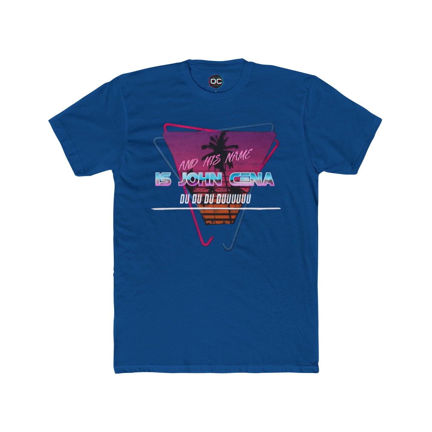John Cena Meme T-Shirt - Retro 80s 'And His Name Is' Design | An IWC Inspired Funny Wrestling Tee