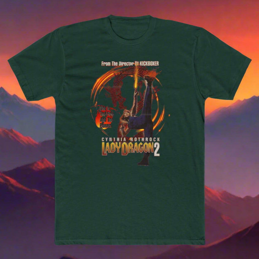 Lady Dragon 2 Graphic - Retro Action Movie T-Shirt