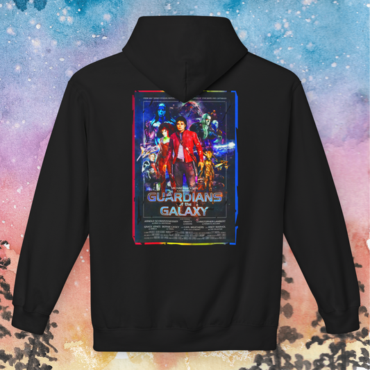 1980s Pop Idols as The Guardians of the Galaxy Unisex Fleece Hoodie - Soft and Stylish Sweatshirt for Movie Fans, Music Fans, 80s