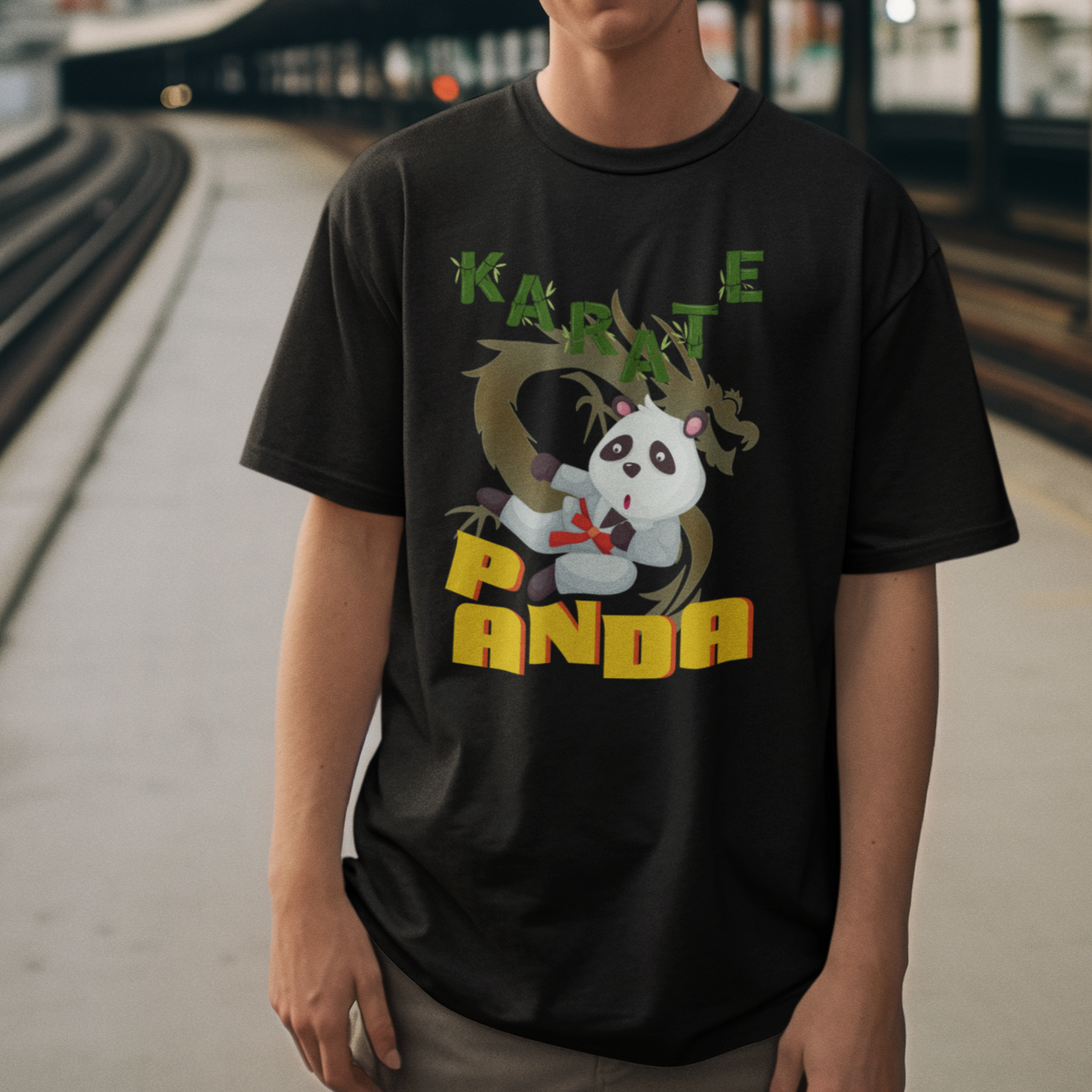 And Now, KARATE Panda - Shirt Kung Fu Panda Karate Parody Funny Homage Disney Fans Nerds Humor Tee