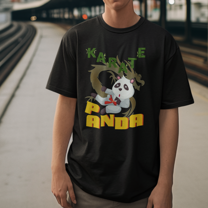 Karate Panda T-Shirt – Unleash Your Inner Martial Artist with a Punch of Humor!