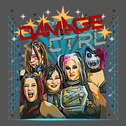 Damage CTRL Wrestling T-Shirt - Bayley IYO Sky Kairi Asuka Dakota Kai
