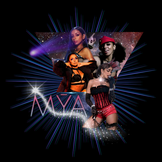 Mýa Tribute T-Shirt – 90s R&B Legend Fan Tee | Space Vibes & Quadruple Icon Design