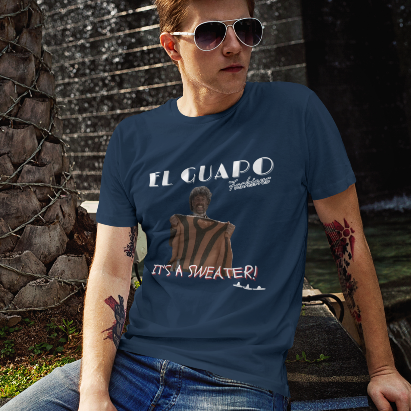 The Three Amigos "El Guapo Fashions" Tee – “It’s a Sweater!” Movie Edition