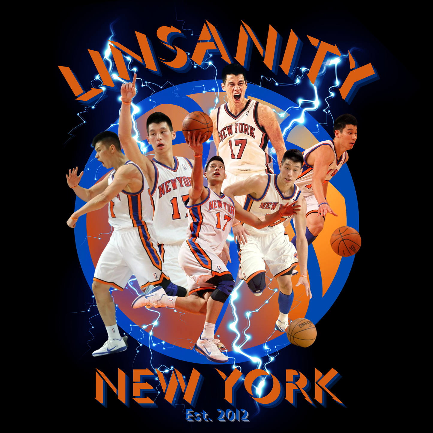 Linsanity T-Shirt – Jeremy Lin Retirement Tribute Tee (New York 2012 Edition)