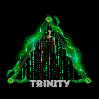 Trinity Matrix Unisex Cotton Crew Tee, Cyberpunk Graphic Tee, Retro Movie T-Shirt, Gift for Fans, Cool Streetwear