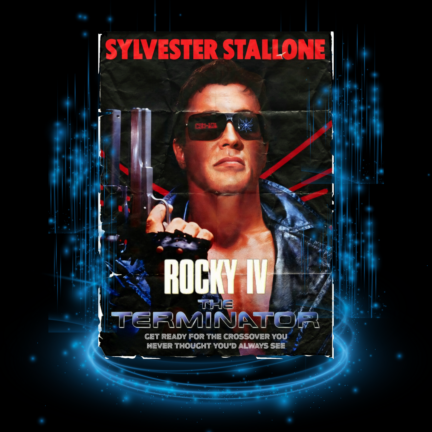 Rocky IV: The Terminator Tee – Ultimate 80s Action Mashup T-Shirt