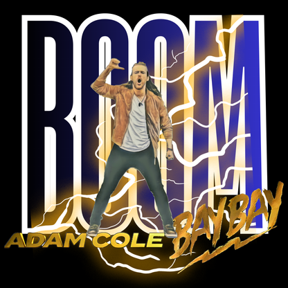 Adam Cole “BOOM” Tribute T-Shirt – Bay Bay Edition - AEW Wrestling Tee, Pro Wrestling Merch