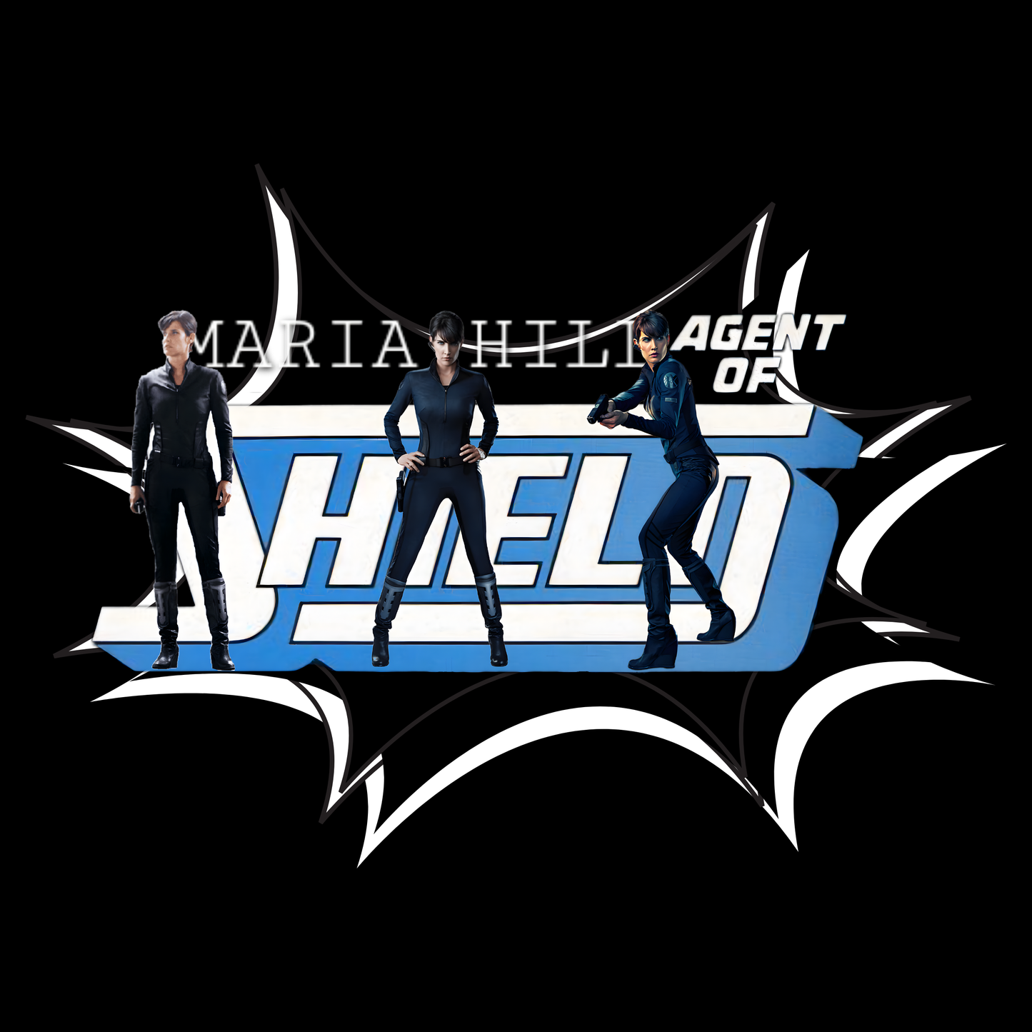 Maria Hill: Agent of S.H.I.E.L.D. Tee – Comic-Style Action Tribute