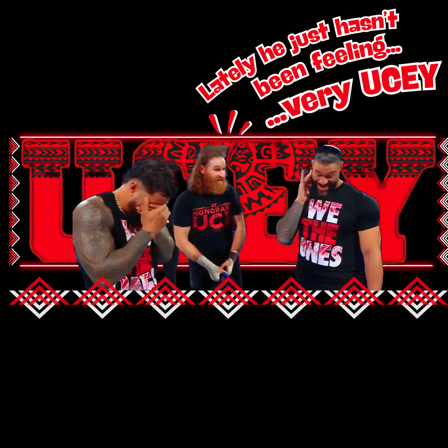 “Very Ucey” Bloodline Tee – Sami Zayn Comedy Classic Edition